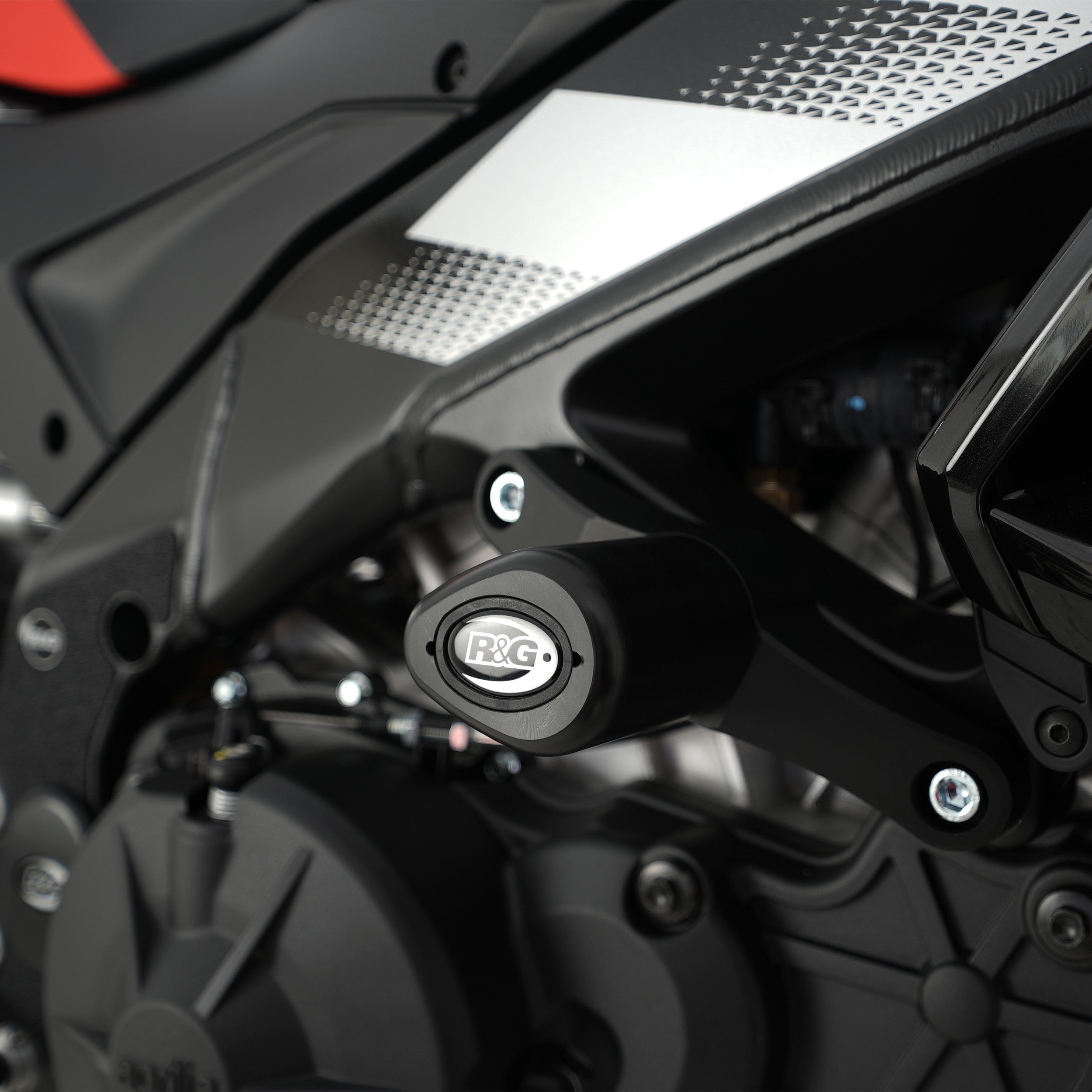 Crash Protectors - Aero Style for Aprilia RSV4 '09- '24, Tuono V4 '11-'20, RSV4 1100 Factory '19-'20, Tuono V4 1100 (Factory) '15-