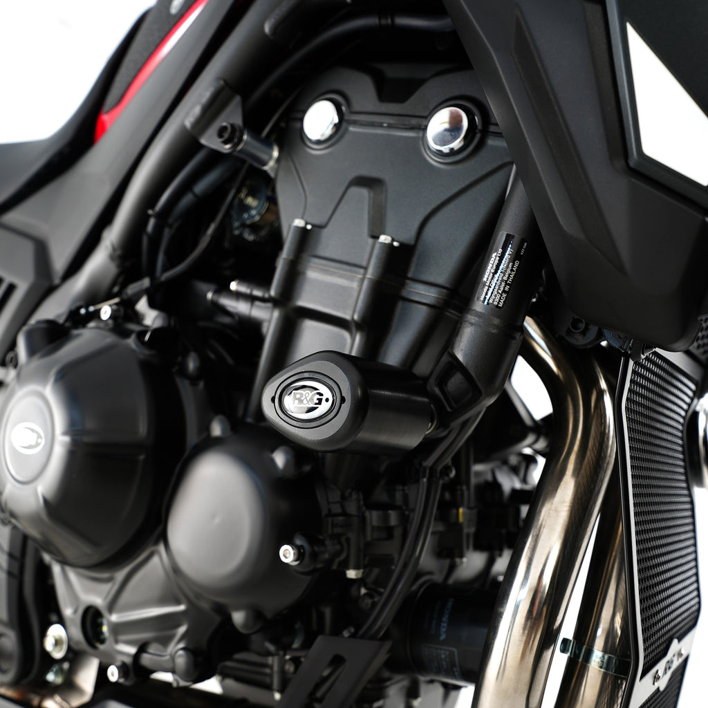Crash Protectors - Aero Style for Honda CB500X ('13-) , CB400X '19- & CB500F '13- '23 ,NX500 '24- CB500 Hornet '24-