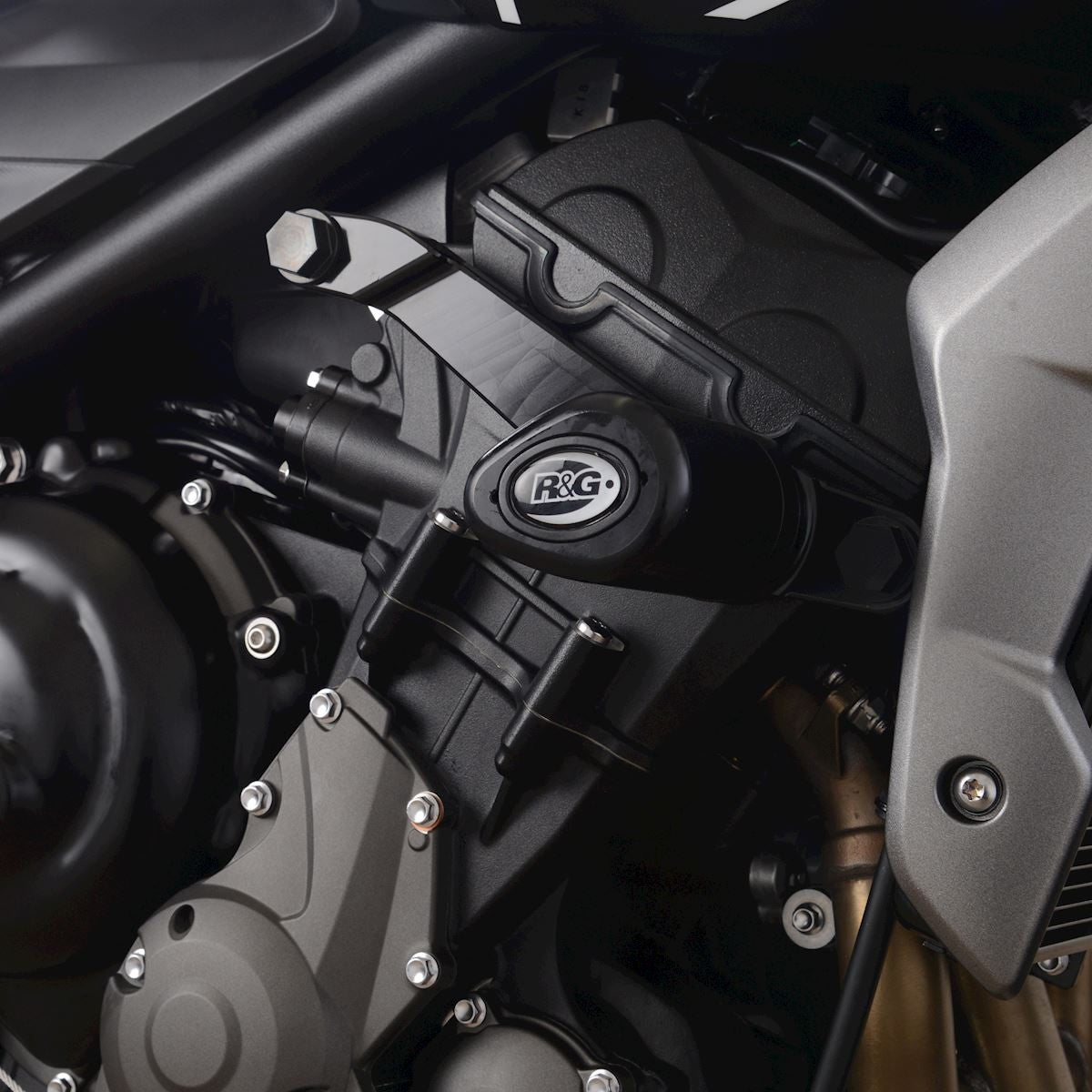 Crash Protectors - Aero Style for the Triumph Trident 660 '21- Secondary image
