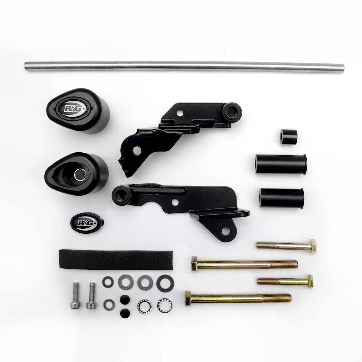 Crash Protectors- Aero Style (Non-Drill) for Suzuki Hayabusa '21- Secondary image