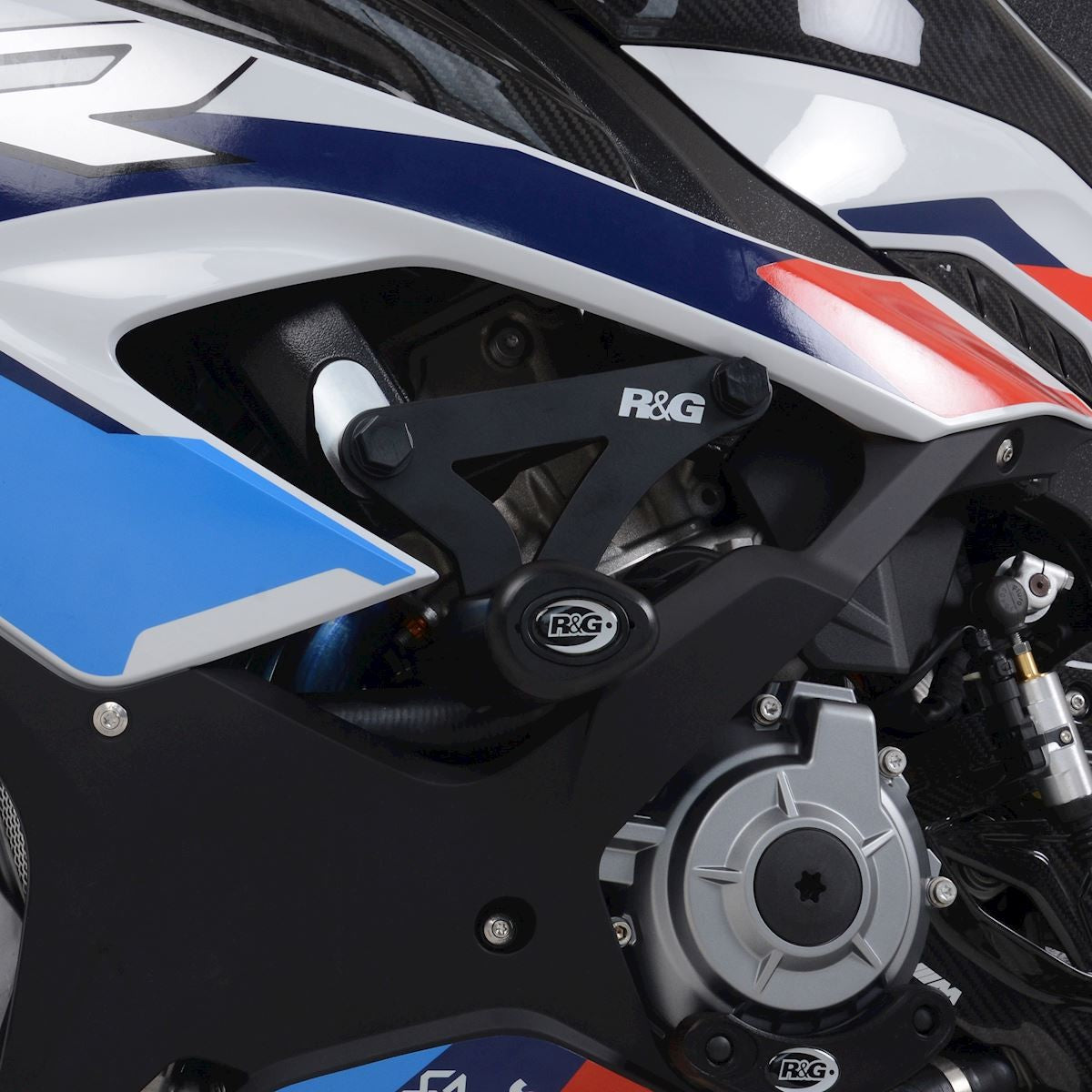 Crash Protectors - Aero Style for BMW M1000RR '21-'22 (Asymmetrical RACE Kit) Secondary image