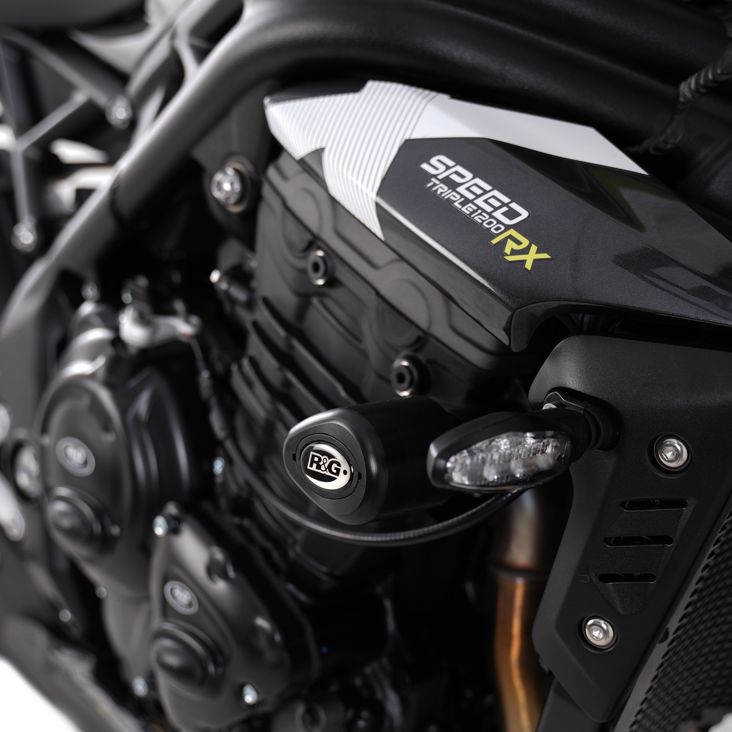 Crash Protectors- Aero Style for Triumph Speed Triple 1200 RS '21- ,Speed Triple 1200RR '22- & Speed Triple 1200RX '25- Main image