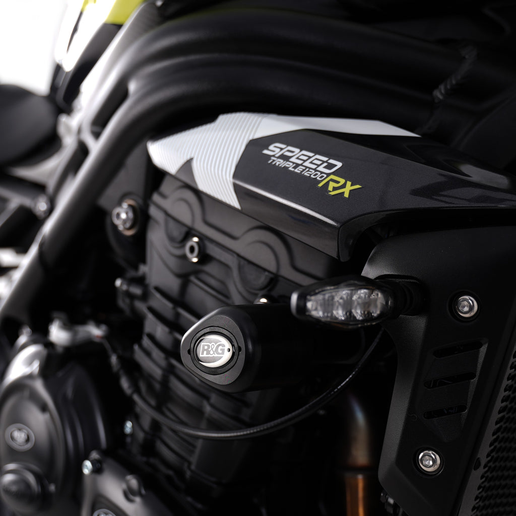 Crash Protectors- Aero Style for Triumph Speed Triple 1200 RS '21- ,Speed Triple 1200RR '22- & Speed Triple 1200RX '25-