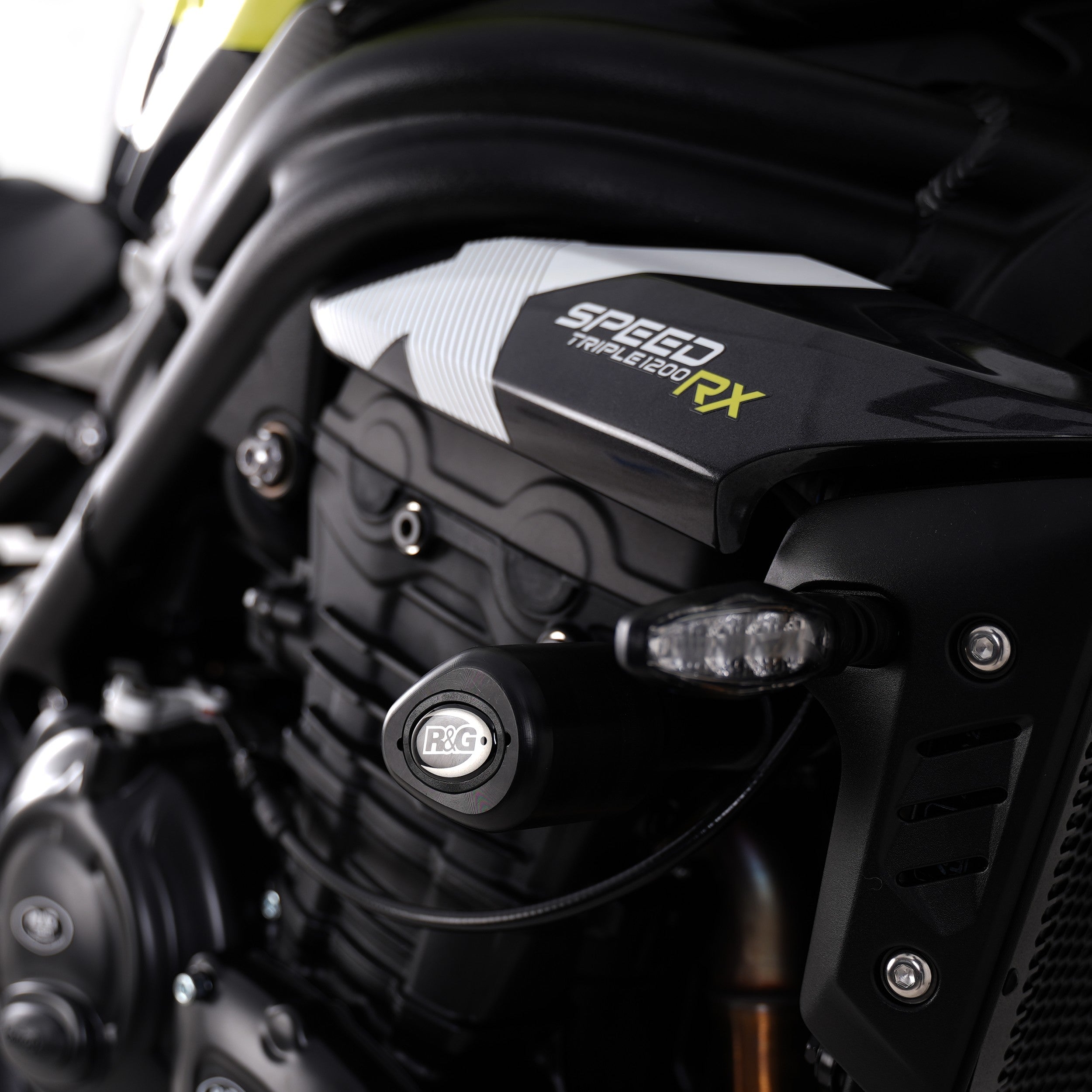 Crash Protectors- Aero Style for Triumph Speed Triple 1200 RS '21- ,Speed Triple 1200RR '22- & Speed Triple 1200RX '25-