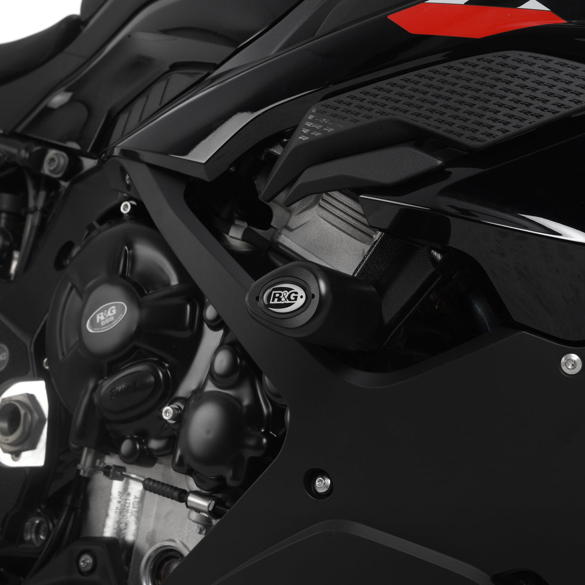 Crash Protectors - Aero Style for BMW S1000RR '23- (ASYMMETRICAL Road/Race Drill Kit) Main image