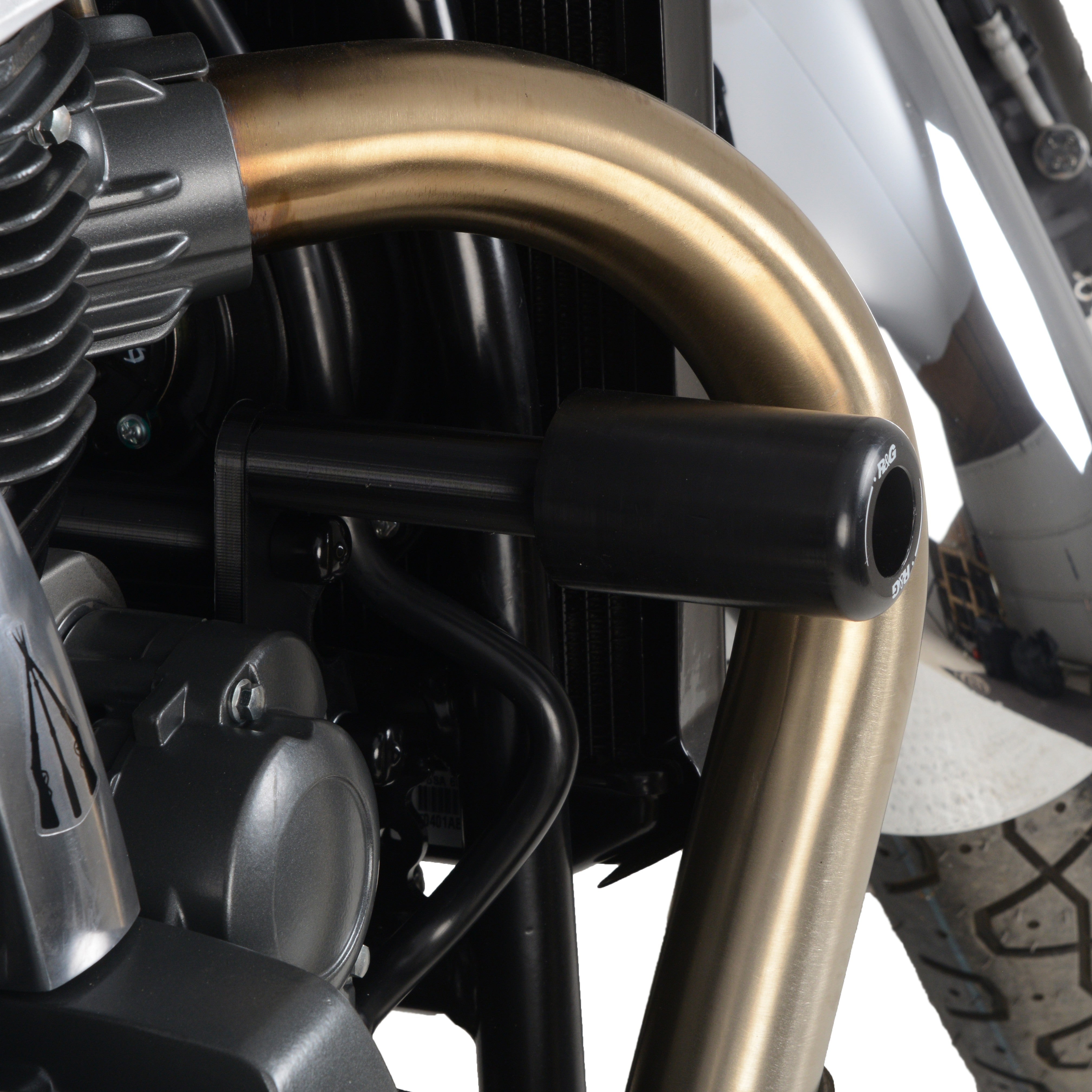 Crash Protectors - Classic Round Style for BSA Gold Star '23- Secondary image