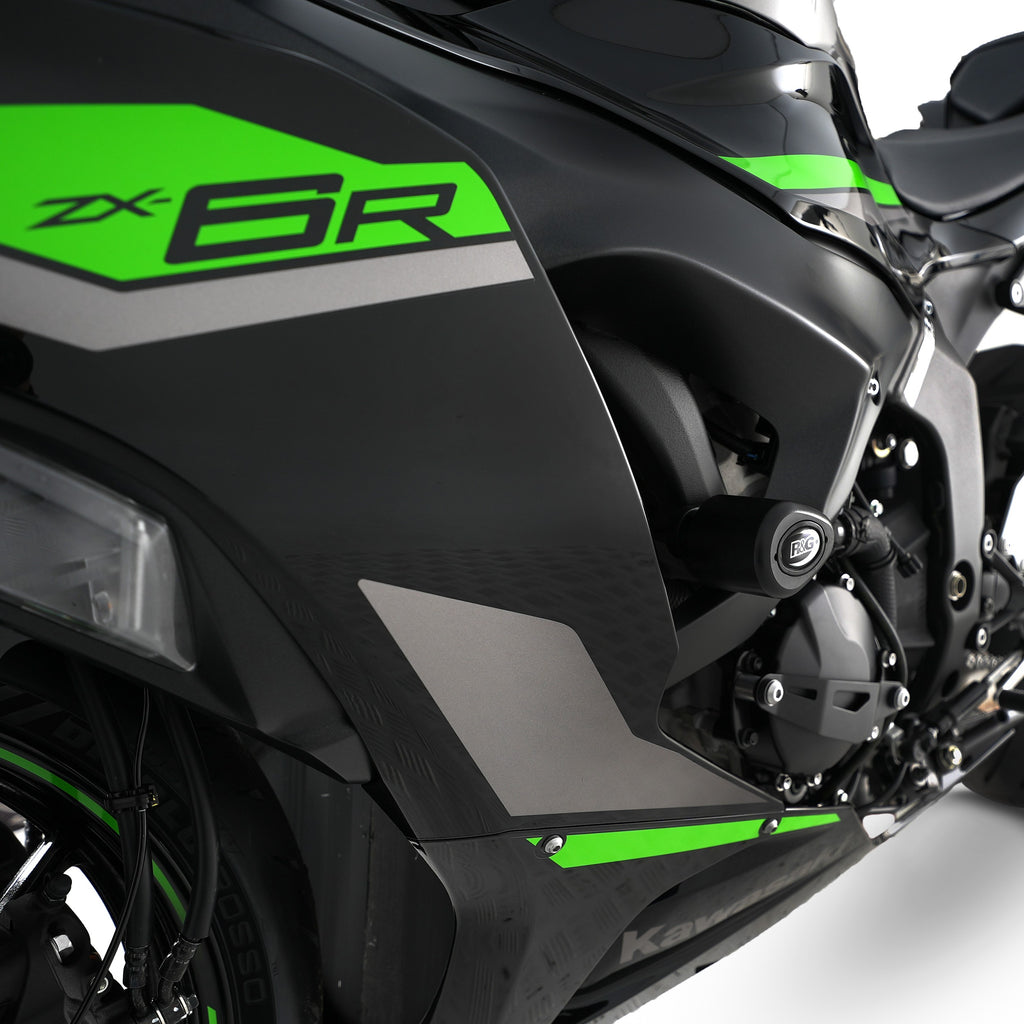 Aero Style (Non-Drill) Crash Protectors for Kawasaki ZX6-R '24-