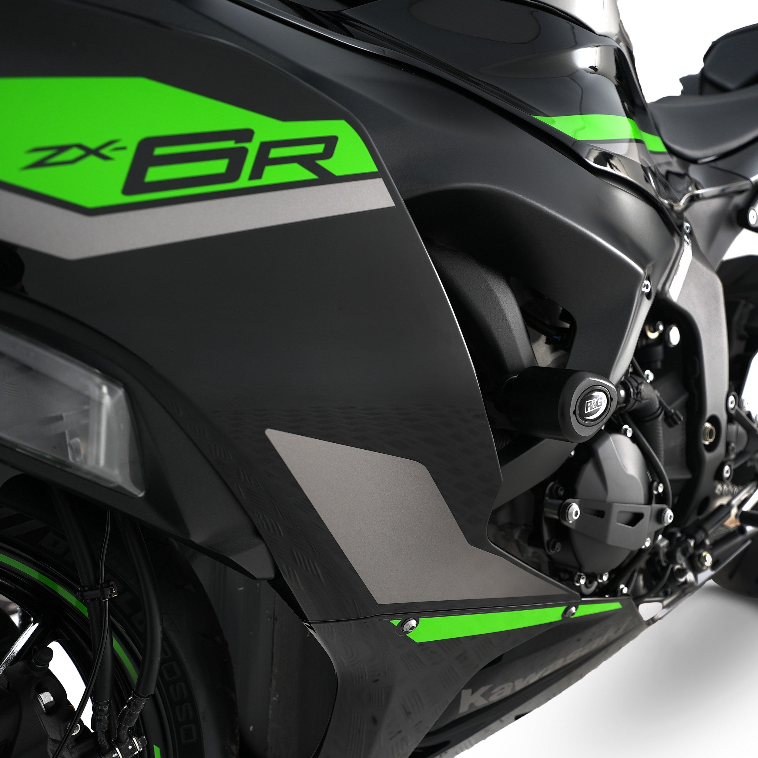 Aero Style (Non-Drill) Crash Protectors for Kawasaki ZX6-R '24-