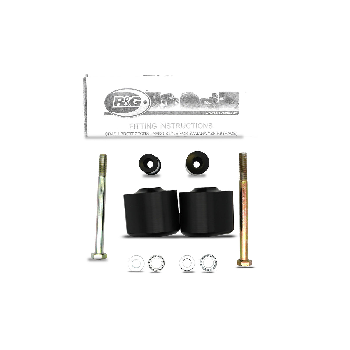 Crash Protectors - Aero Style for Yamaha YZF-R9 (Race) '25- ( Drill Kit) Main image