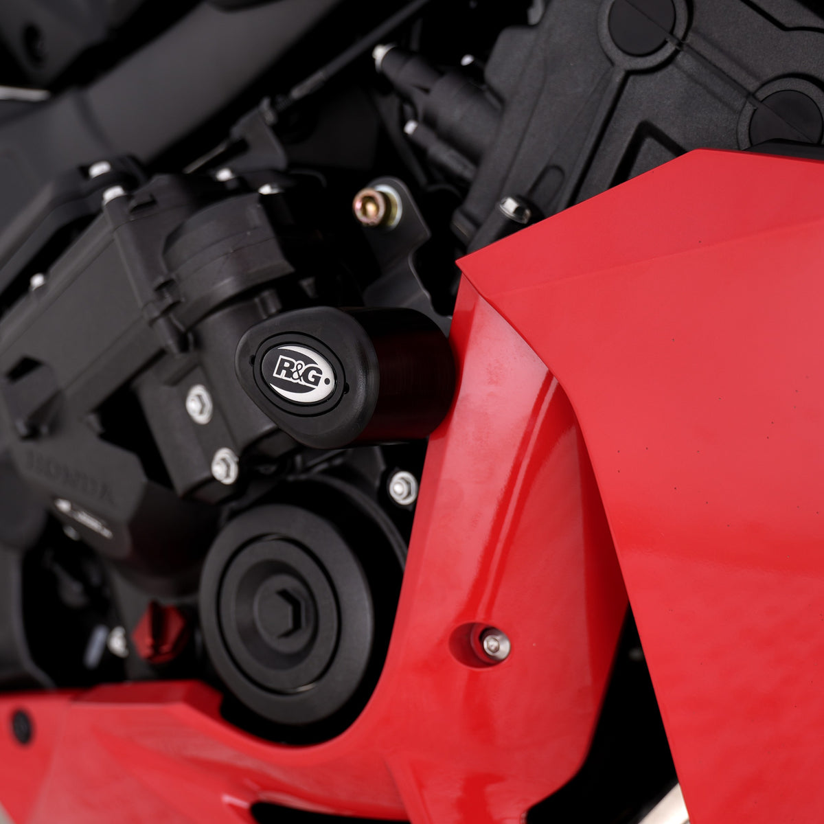 Crash Protectors - Aero Style for the Honda CBR650R '24- E-Clutch only.