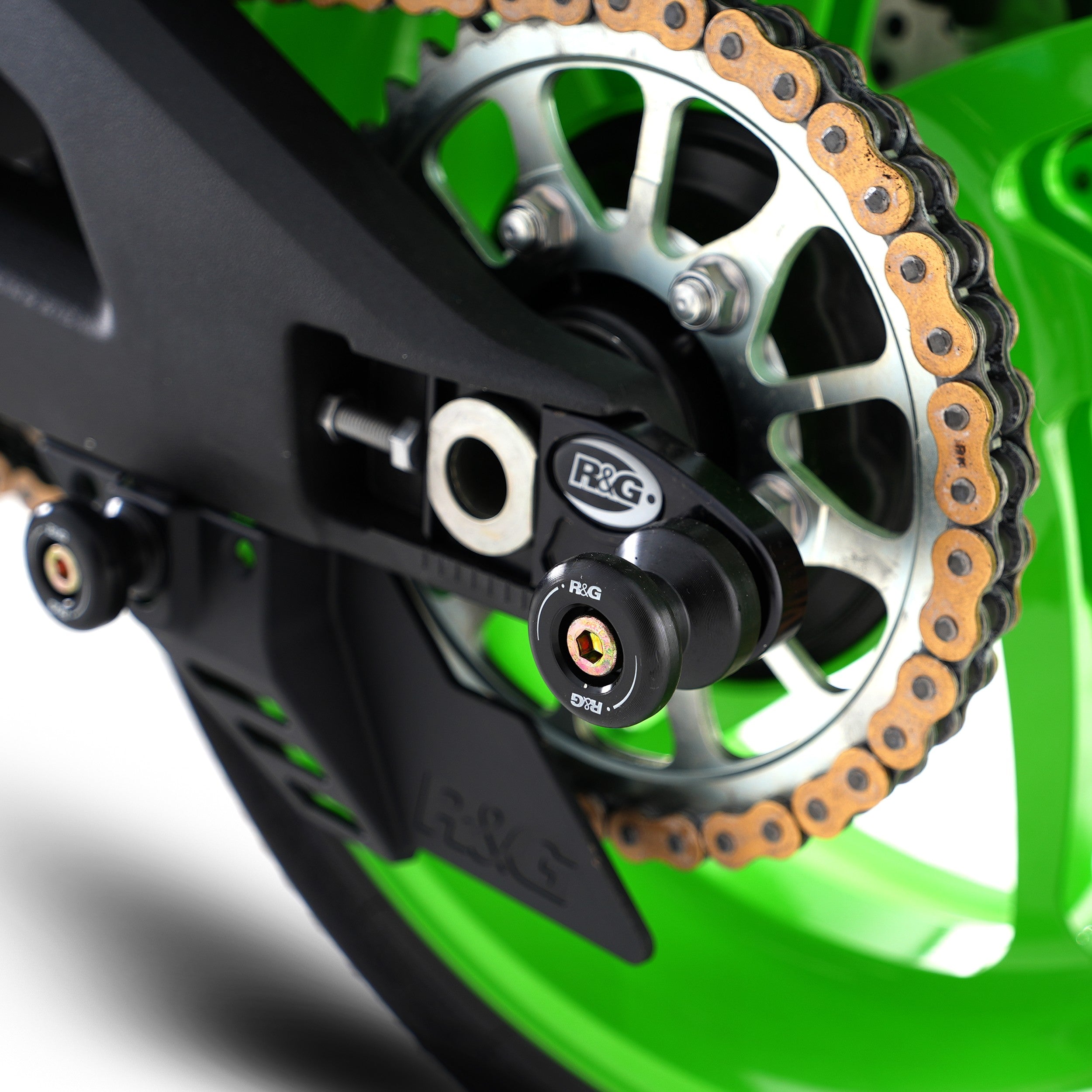 Offset Cotton Reels for Kawasaki ZX10R '16-, ZX-10RR '21- & ZH2 '20- '24 Main image