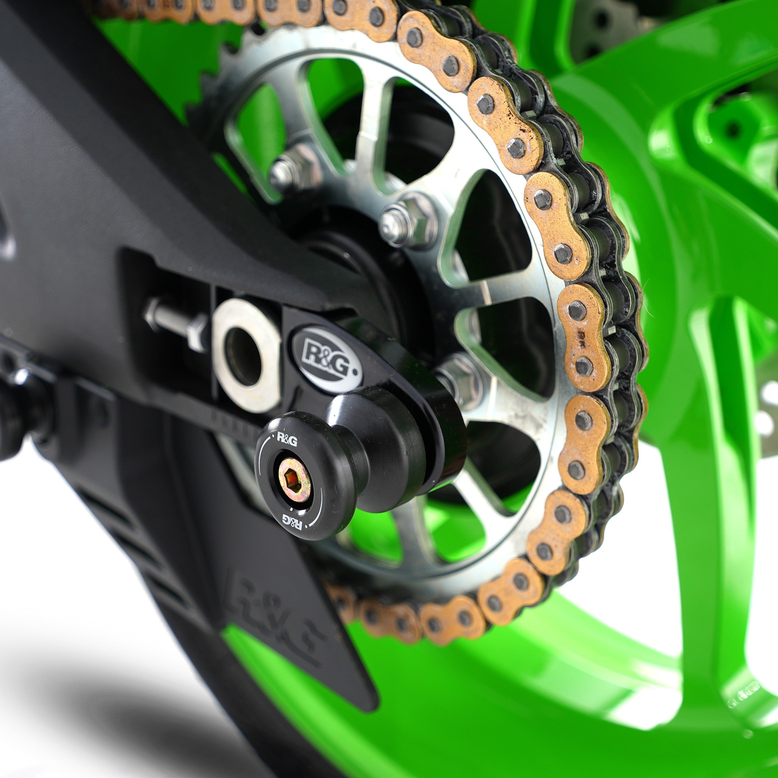 Offset Cotton Reels for Kawasaki ZX10R '16-, ZX-10RR '21- & ZH2 '20- '24 Secondary image