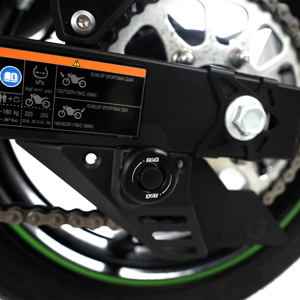Cotton Reels for the Kawasaki Ninja 250/400 '18- & Z400/ Z250 '19-, Z500 (Ninja) '24-,  Ninja 7 Hybrid HEV / Z 7 Hybrid HEV  '24-