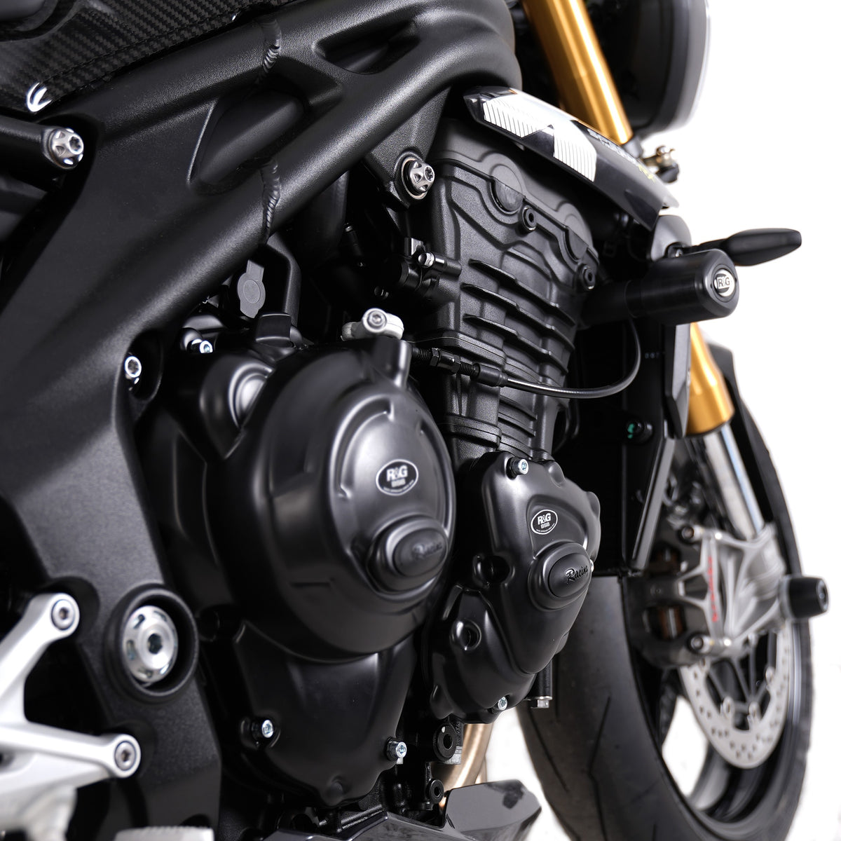 Engine Case Cover for Triumph Speed Triple 1200 RS '21-, Speed Triple 1200 RR '22-, Speed Triple 1200RX '25-, Tiger 1200 GT/ GT Pro/ GT Explorer/ Rally Pro / Rally Explorer '22- (RHS- Front Timing Cover- Road/ Race) Main image