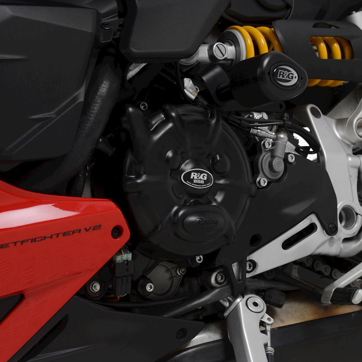 Engine Case Cover Race Kit (2-piece) for Ducati Streetfighter V2 '22- '24 Main image