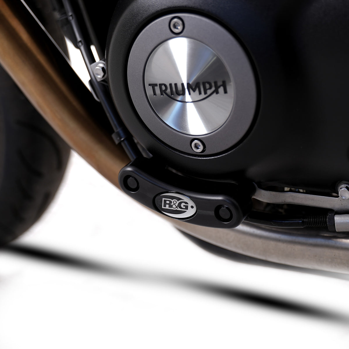 Engine Case Slider for Triumph Street Twin, Thruxton 1200R '16-, Speed Twin 1200 '19-, Scrambler 900 '23- & Speed Twin 900 '22- models (LHS)