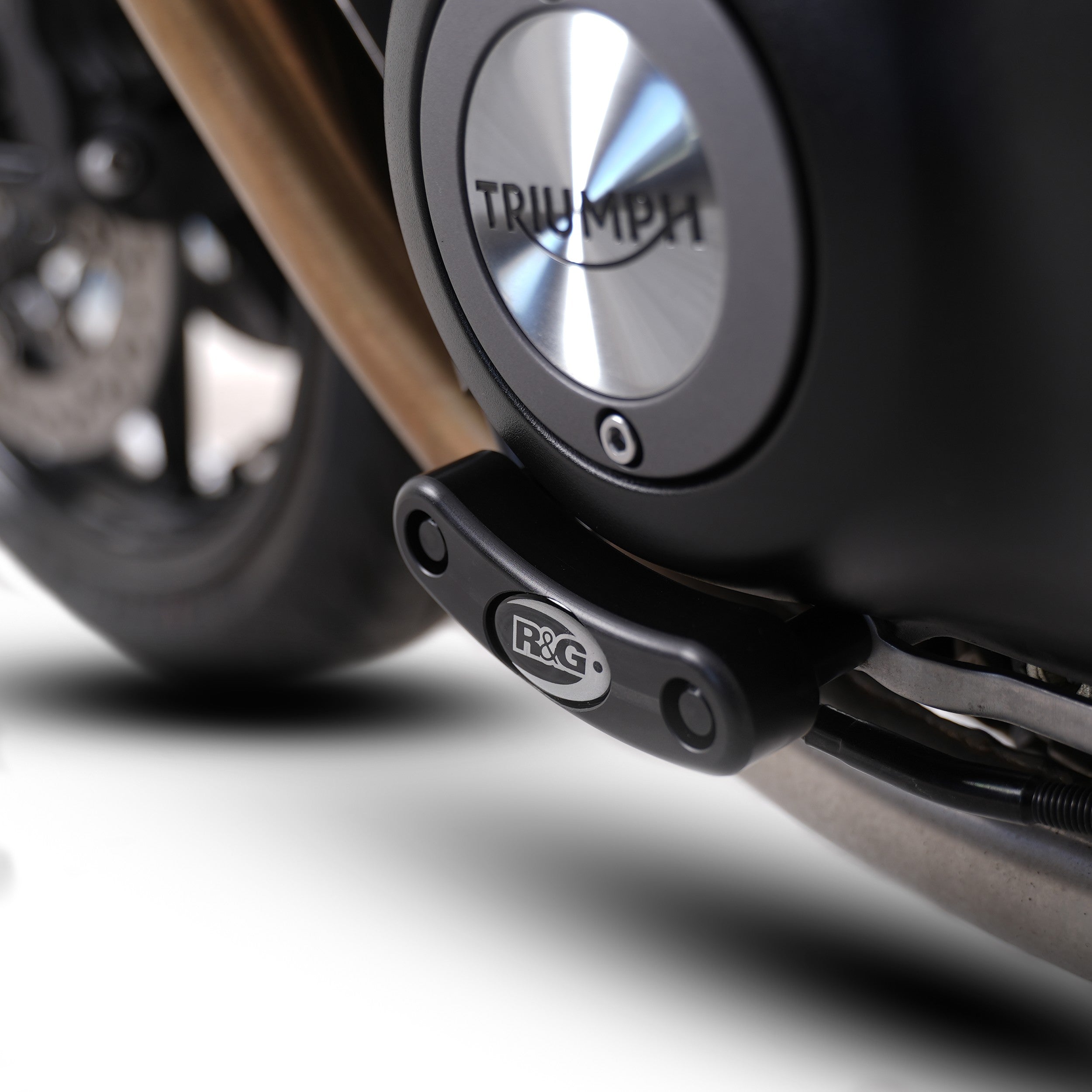 Engine Case Slider for Triumph Street Twin, Thruxton 1200R '16-, Speed Twin 1200 '19-, Scrambler 900 '23- & Speed Twin 900 '22- models (LHS)