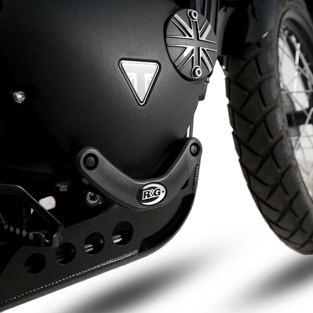 Engine Case Slider for Triumph Street Twin, Thruxton 1200/R '16-, Speed Twin 1200 '19-, Scrambler 1200 XC/XE '19-, Scrambler 900 '23- & Speed Twin 900 '22- models (RHS)