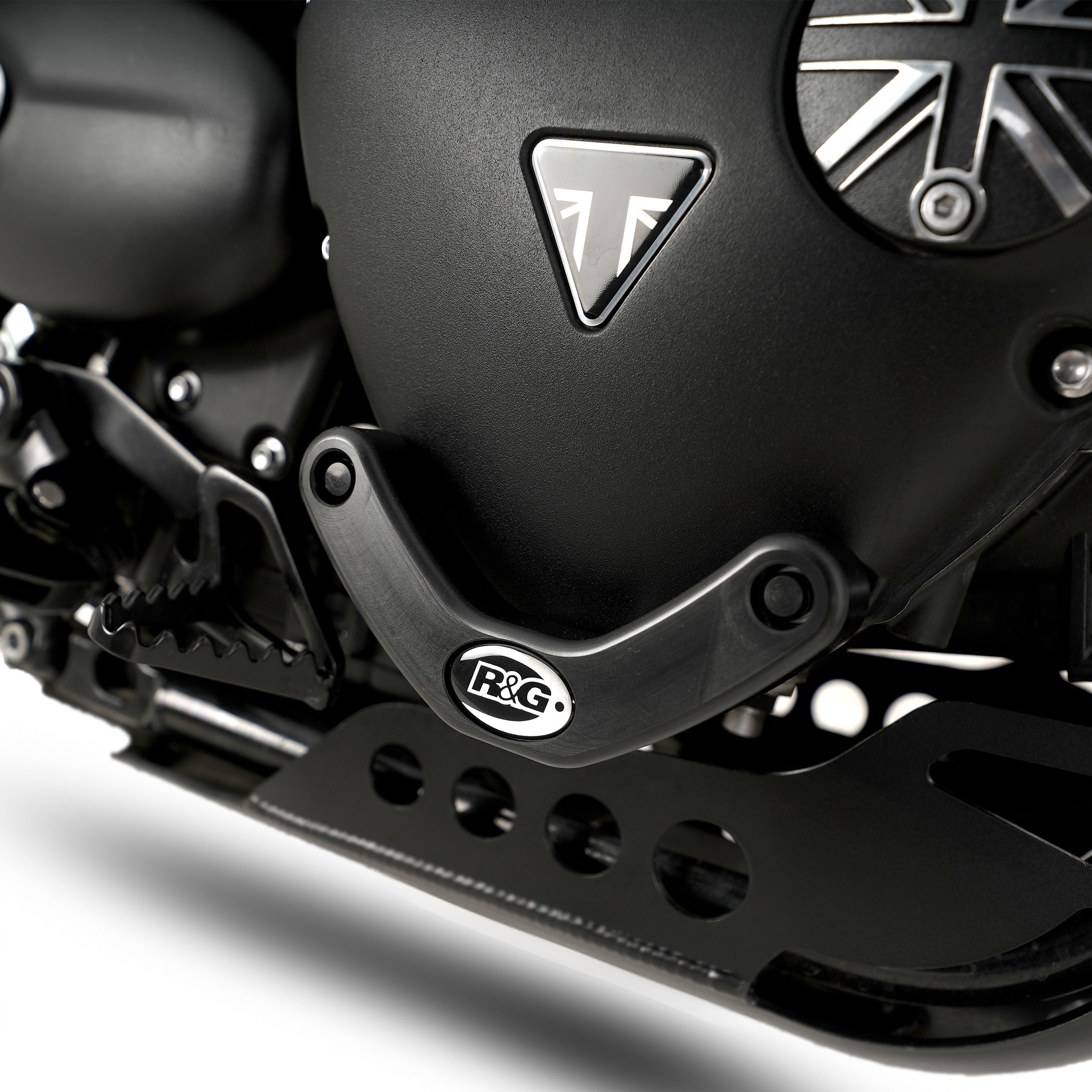 Engine Case Slider for Triumph Street Twin, Thruxton 1200/R '16-, Speed Twin 1200 '19-, Scrambler 1200 XC/XE '19-, Scrambler 900 '23- & Speed Twin 900 '22- models (RHS) Secondary image