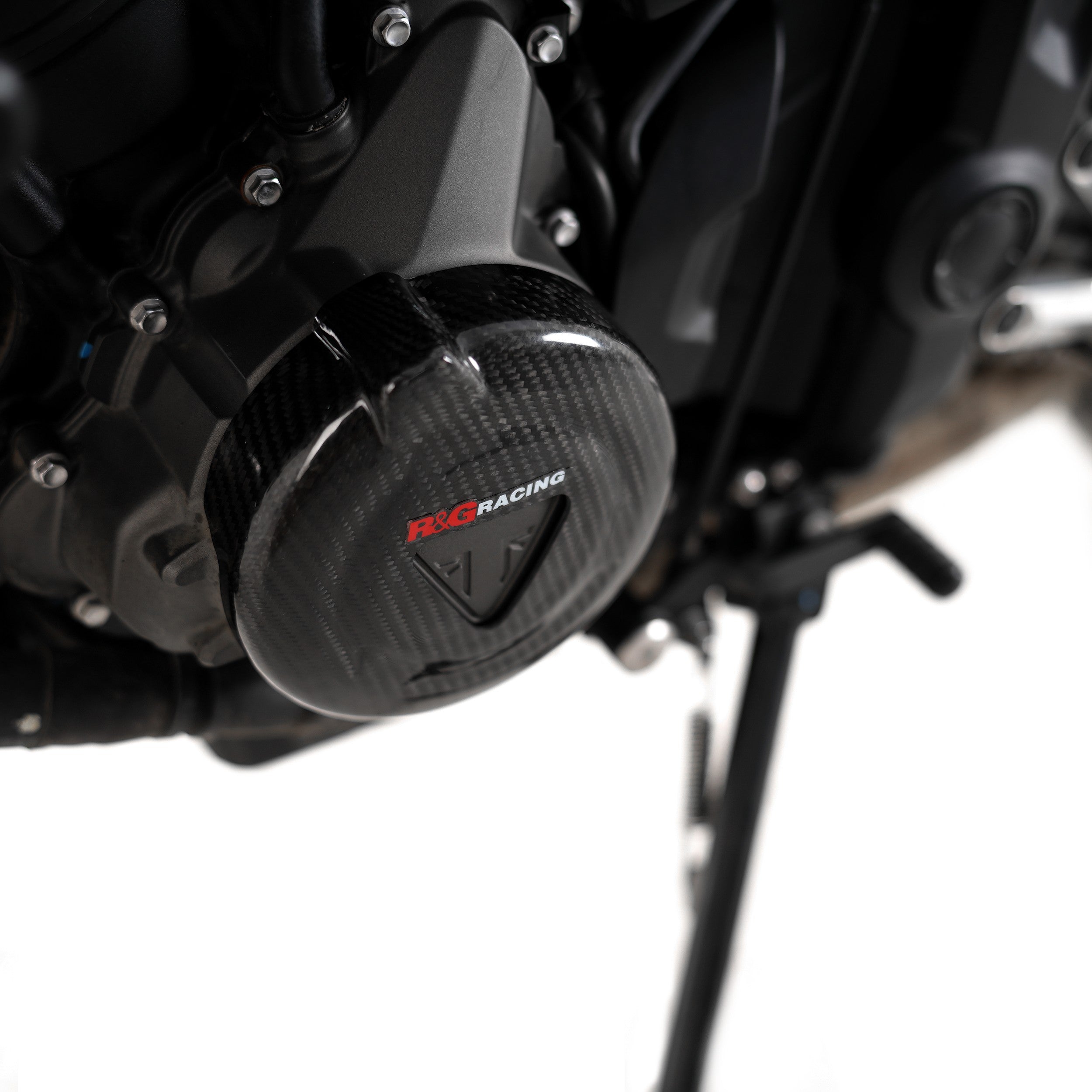 Carbon Fibre Engine Case Slider (LHS) for Triumph Trident 660 '21-, Daytona 660 '24- & Tiger Sport 660 '22- '24 Secondary image