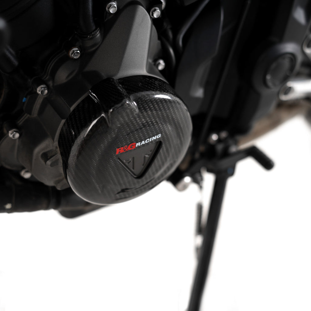 Carbon Fibre Engine Case Slider (LHS) for Triumph Trident 660 '21-, Daytona 660 '24- & Tiger Sport 660 '22- '24
