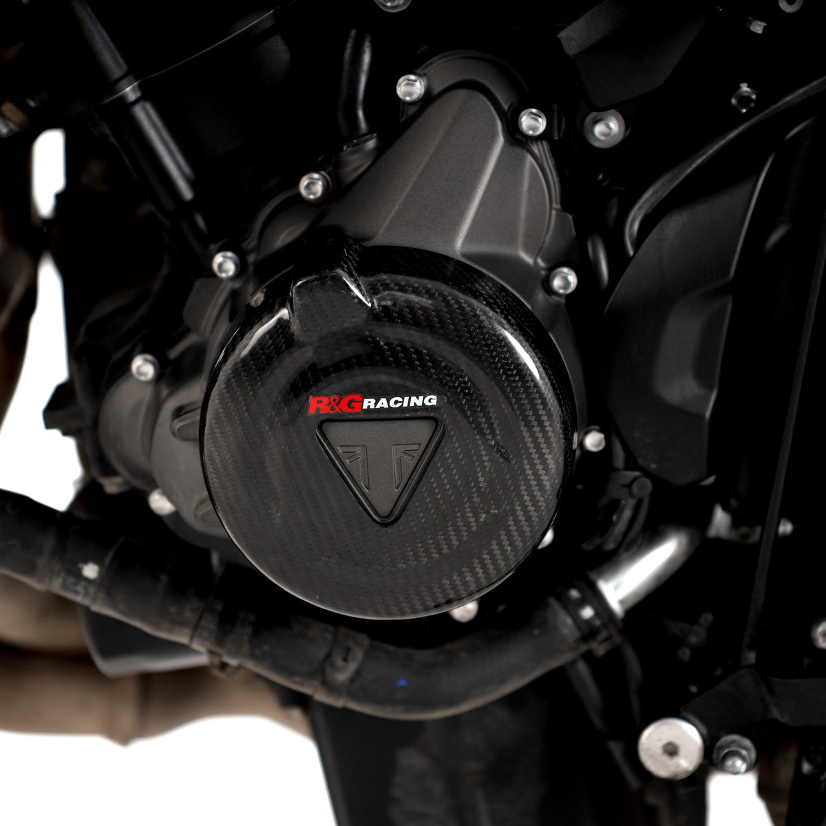 Carbon Fibre Engine Case Slider (LHS) for Triumph Trident 660 '21-, Daytona 660 '24- & Tiger Sport 660 '22- '24