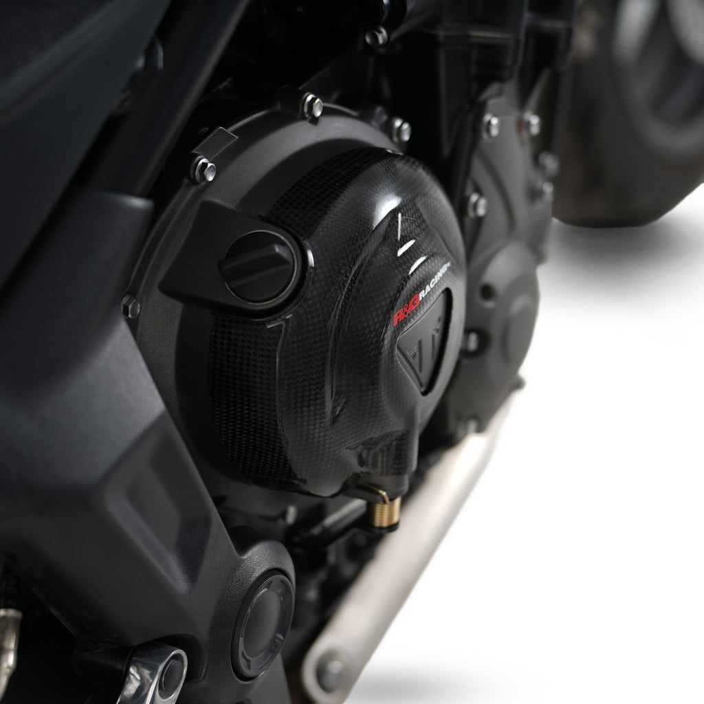 Carbon Fibre Engine Case Slider (RHS) for Triumph Trident 660 '21-, Daytona 660 '24- & Tiger Sport 660 '22- '24