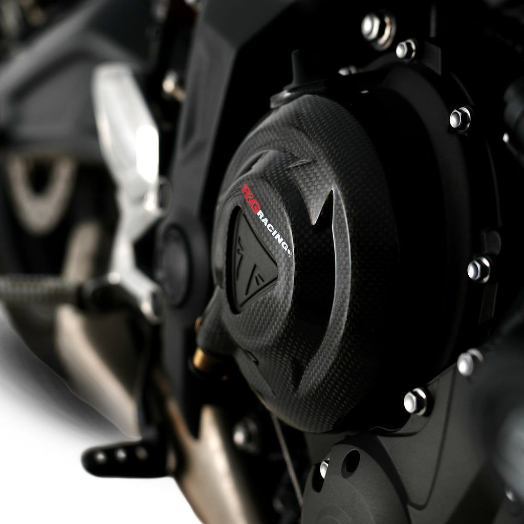 Carbon Fibre Engine Case Slider (RHS) for Triumph Trident 660 '21-, Daytona 660 '24- & Tiger Sport 660 '22- '24