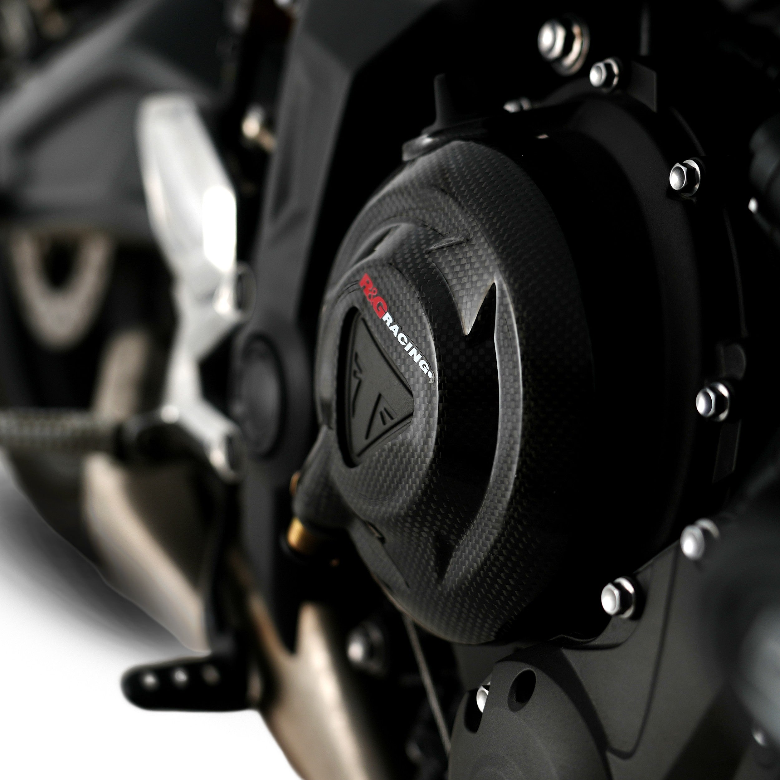 Carbon Fibre Engine Case Slider (RHS) for Triumph Trident 660 '21-, Daytona 660 '24- & Tiger Sport 660 '22- '24