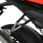 Exhaust Hanger & left hand Footrest Blanking Plate for the Aprilia RSV4 1100 Factory '19- '24 & Tuono V4 1100 (Factory) '21-