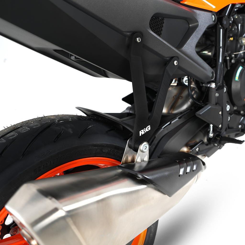 Exhaust Hanger  & Rear Footrest Plate (set) for KTM 990 Duke 2024