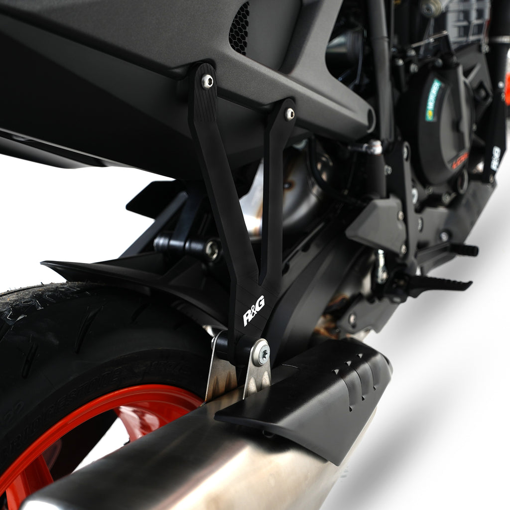 Exhaust Hanger  & Rear Footrest Plate (set) for KTM 990 Duke 2024