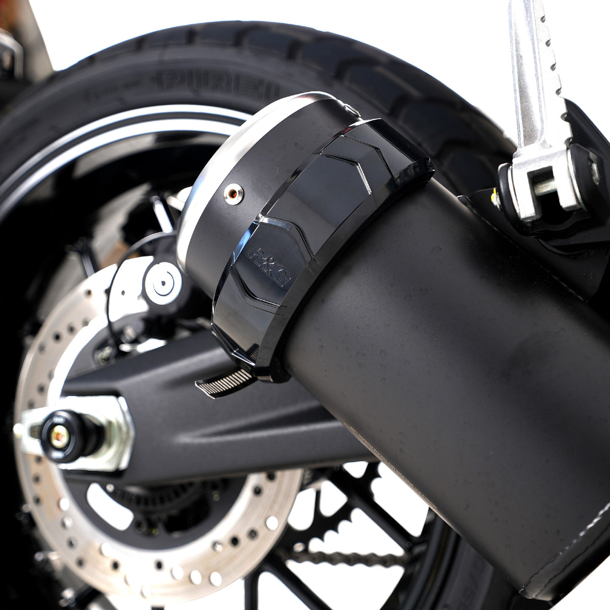 Oval style Exhaust Protector (Can Cover) Main image