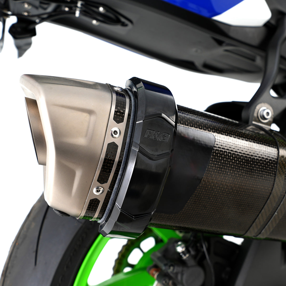 Hexagonal (Akrapovic Style) Exhaust Protector (Can Cover) Main image