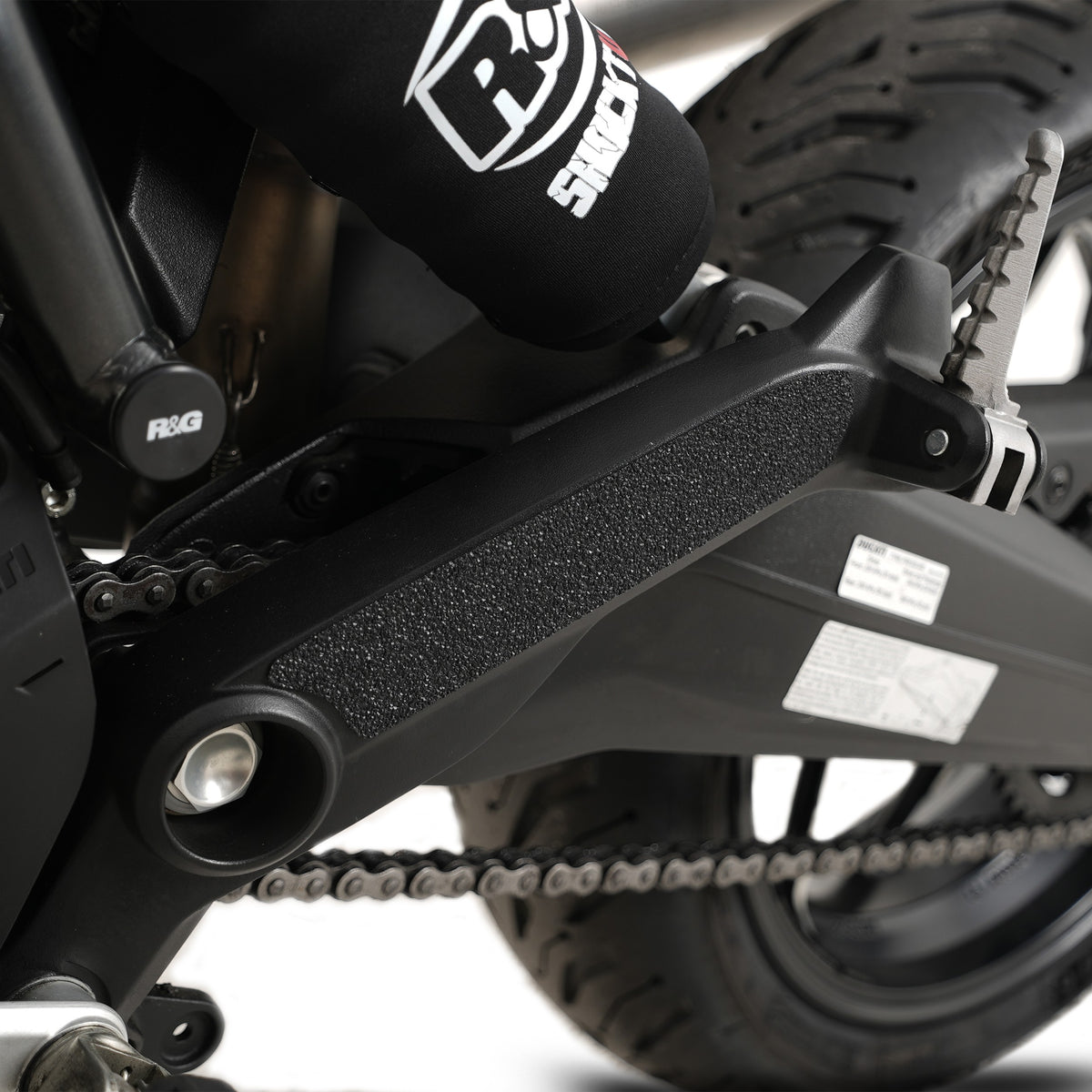 R&G Boot Guard Kit for Ducati Scrambler 1100 '18-25 & Scrambler 1100 Pro '20-25 (2 Piece) Main image
