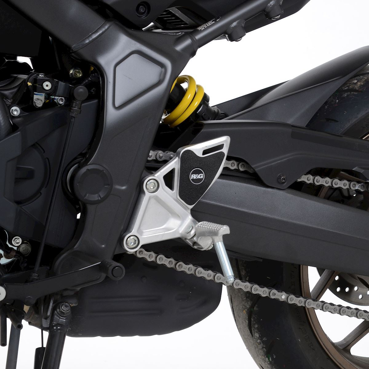 R&G Boot Guard Kit for Honda CBR650R '19-, CB650R '19- (Black 2 grip kit) Main image