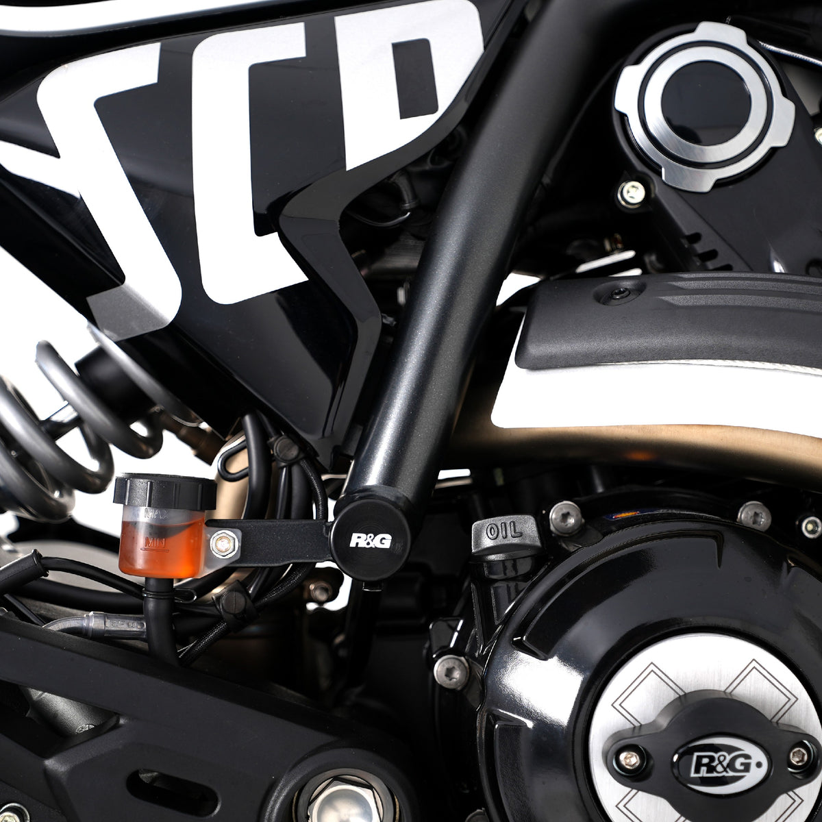Frame Plug for Ducati Scrambler '15-,  Monster 797 '17-, Dessert Sled '18- & Ducati Scrambler Icon, Nightshift & Full Throttle '23- Main image