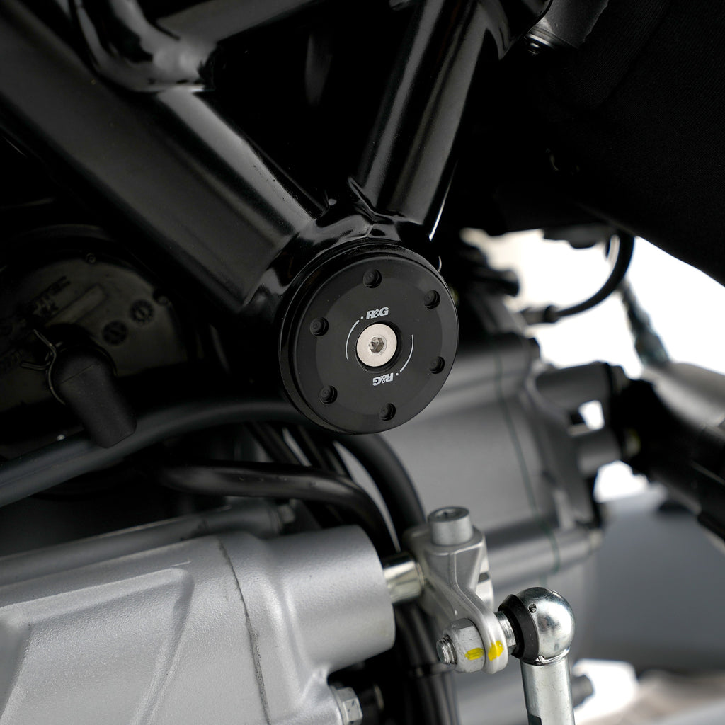 Frame Plug for Kawasaki Ninja H2(R) '15-, Ninja H2 SX '18- '24 (RHS, Lower) & Moto Guzzi V100 '23-, Stelvio '24- (LHS Only).