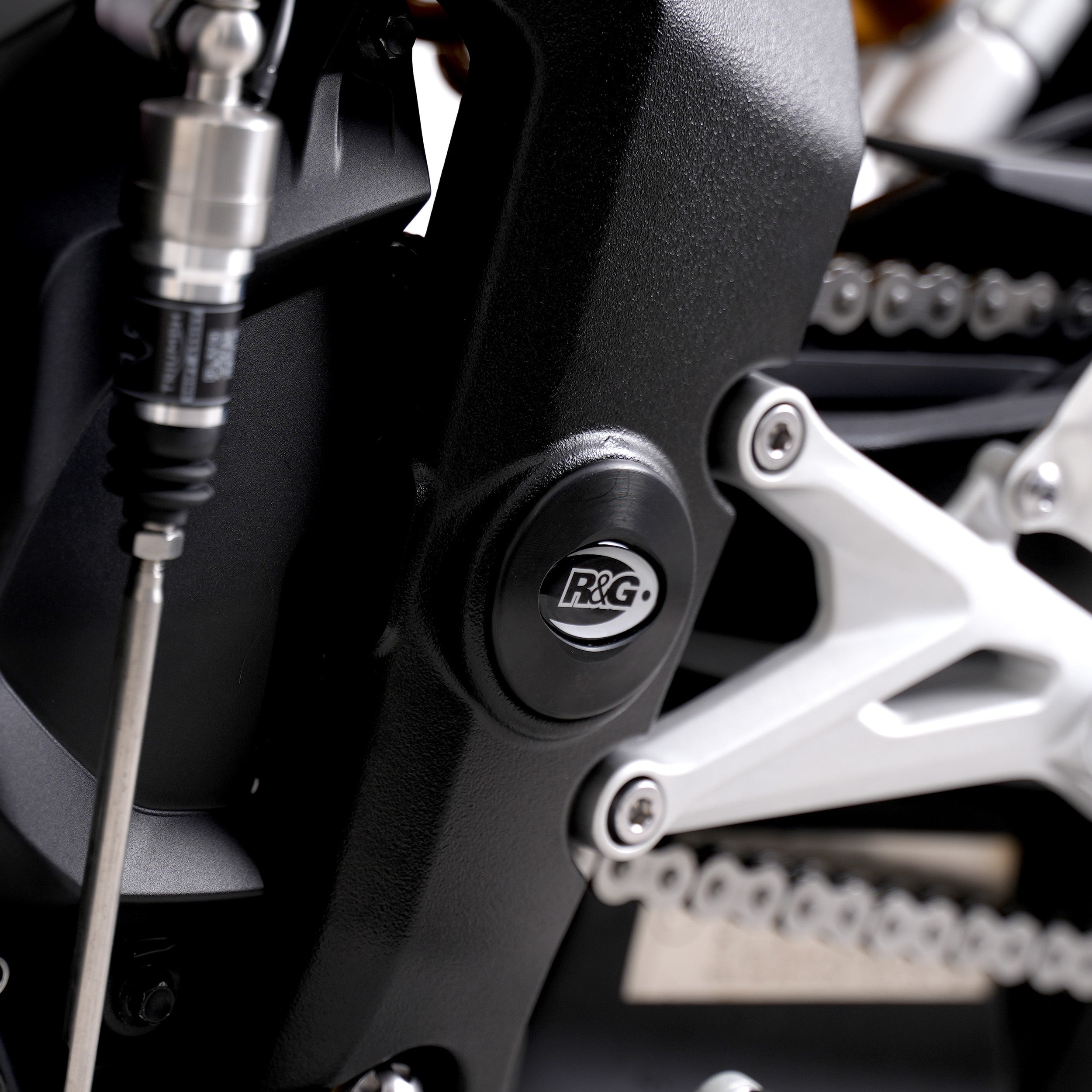 Frame Plug for BMW S1000XR '15-'19 & Triumph Speed Triple 1200 RS '21-, Speed Triple 1200RR '22- & Speed Triple 1200RX '25- (LHS) Main image