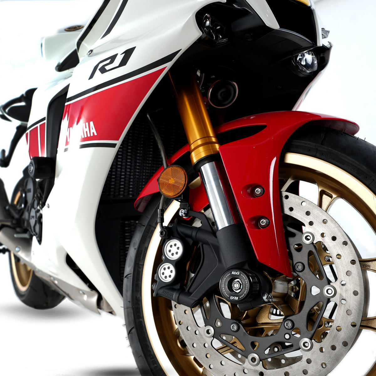 Fork Protectors for Yamaha YZF-R1/R1M '15- , YZF-R6 '17-'24 and MT-10 '16- & SP '17- models Main image