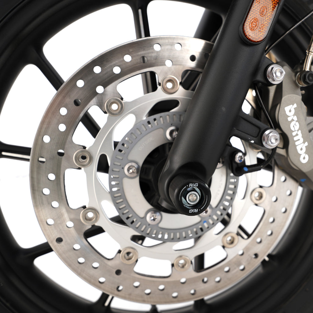 Fork Protectors for the Triumph Street Twin '16-, Speed Twin 900 '22- '24 & Bonneville Bobber 2017.