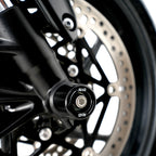 Fork Protectors for Triumph Street Triple R / RS 765 '17-, Street Triple S 765  '17-'20, Daytona 660 '24-, Trident 660 '21-, Tiger Sport 800 '25-,Street Triple 765 RX '26- & & Daytona Moto2™ 765 '20- '24 (small bobbin)