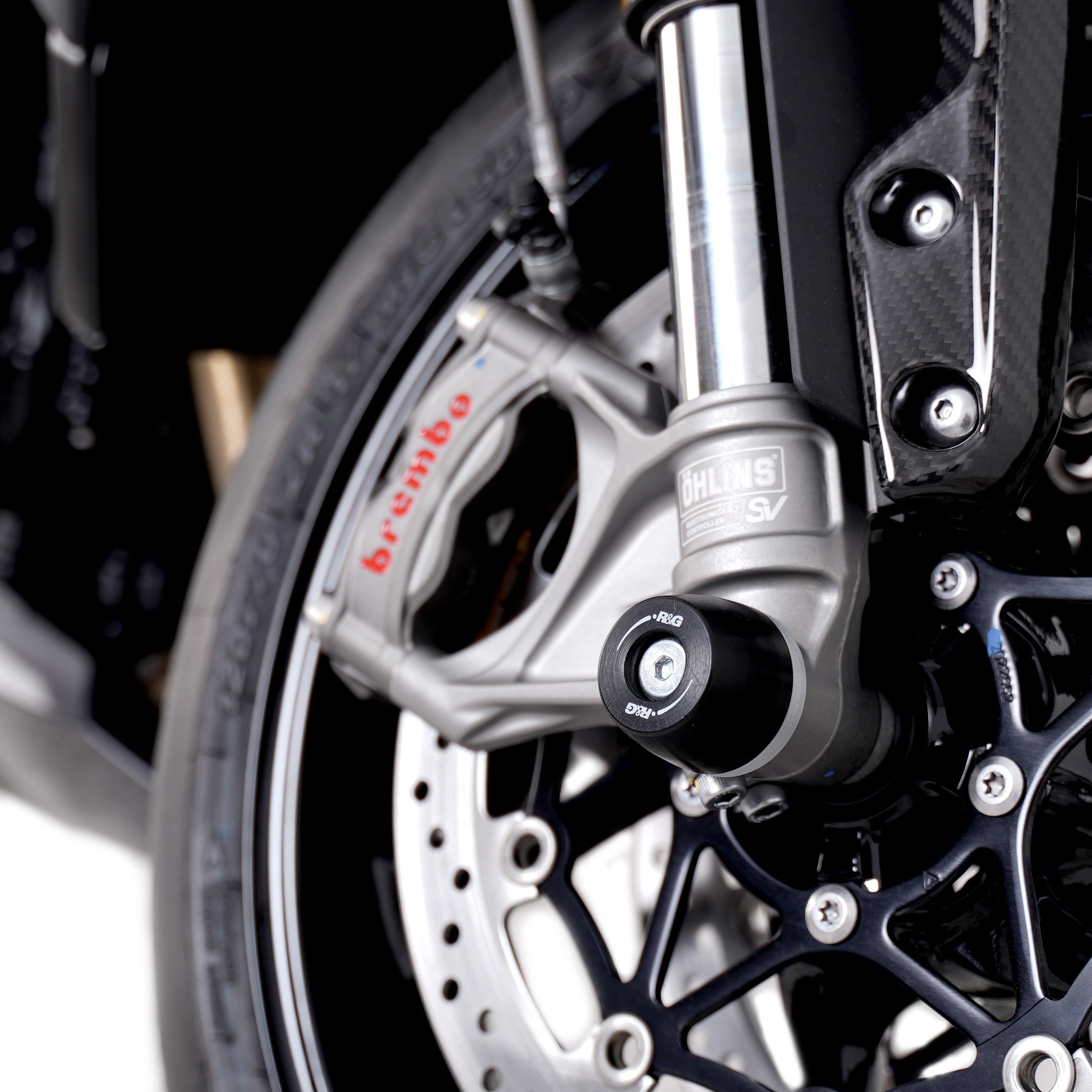 APEX Fork Protectors for Triumph Speed Triple 1200RR '22-, Speed Triple 1200RS '21-, Speed Triple 1200RX '25-, Speed Triple S '11-, Speed Triple RS '18-, Tiger Sport 800 '25- & Speed Triple R '11- Secondary image