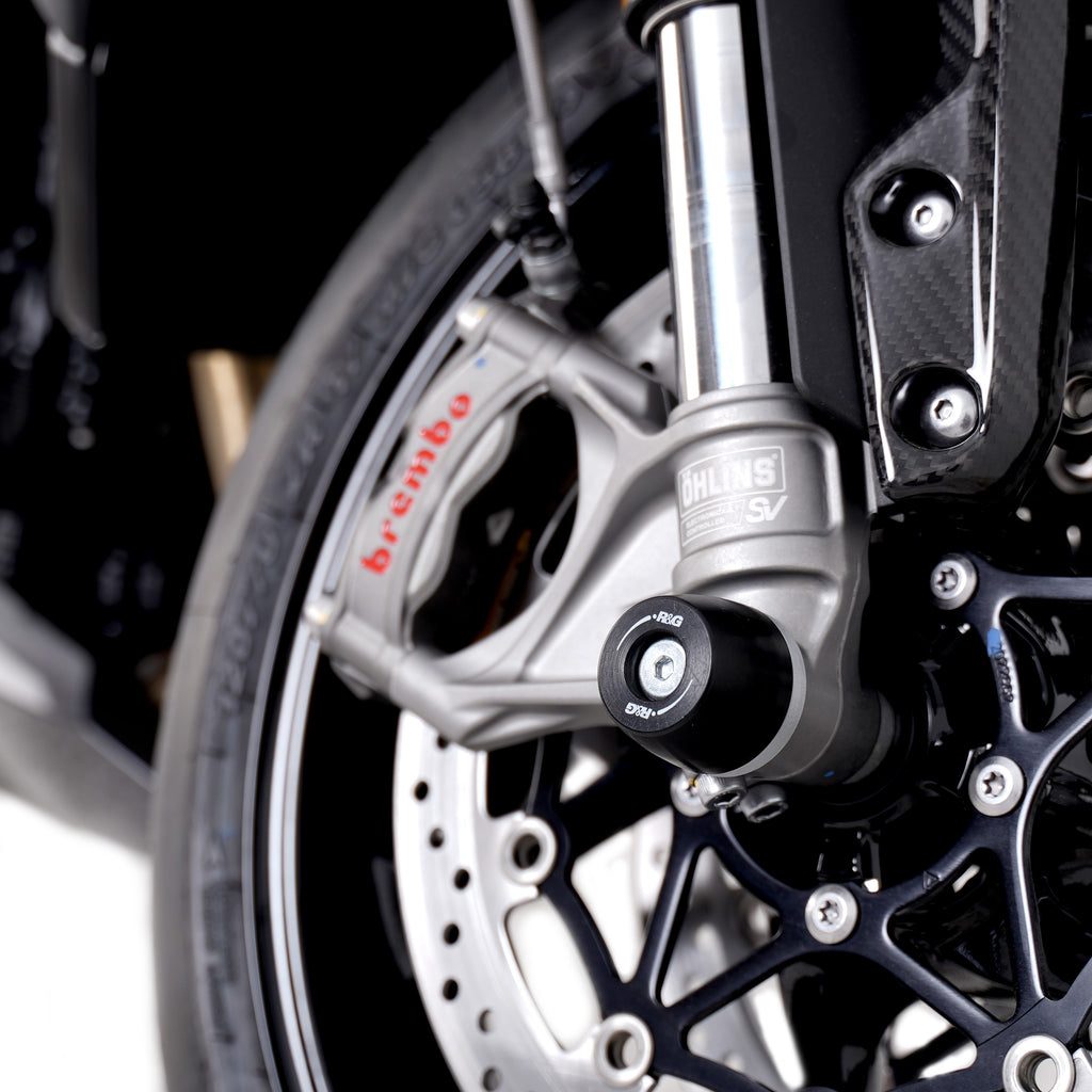 APEX Fork Protectors for Triumph Speed Triple 1200RR '22-, Speed Triple 1200RS '21-, Speed Triple 1200RX '25-, Speed Triple S '11-, Speed Triple RS '18-, Tiger Sport 800 '25- & Speed Triple R '11-