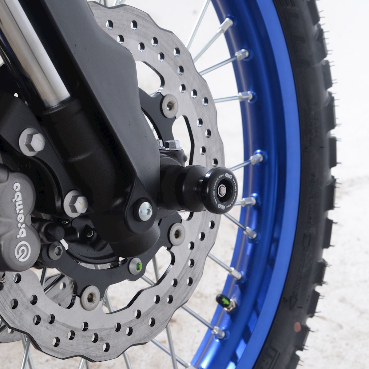 Front Spindle Sliders for Yamaha Tenere World Rally(T7) '23-, Tenere 700 '19- '24, Tenere 700 World Raid '22- & Tenere 700 Rally '21- '24 Main image