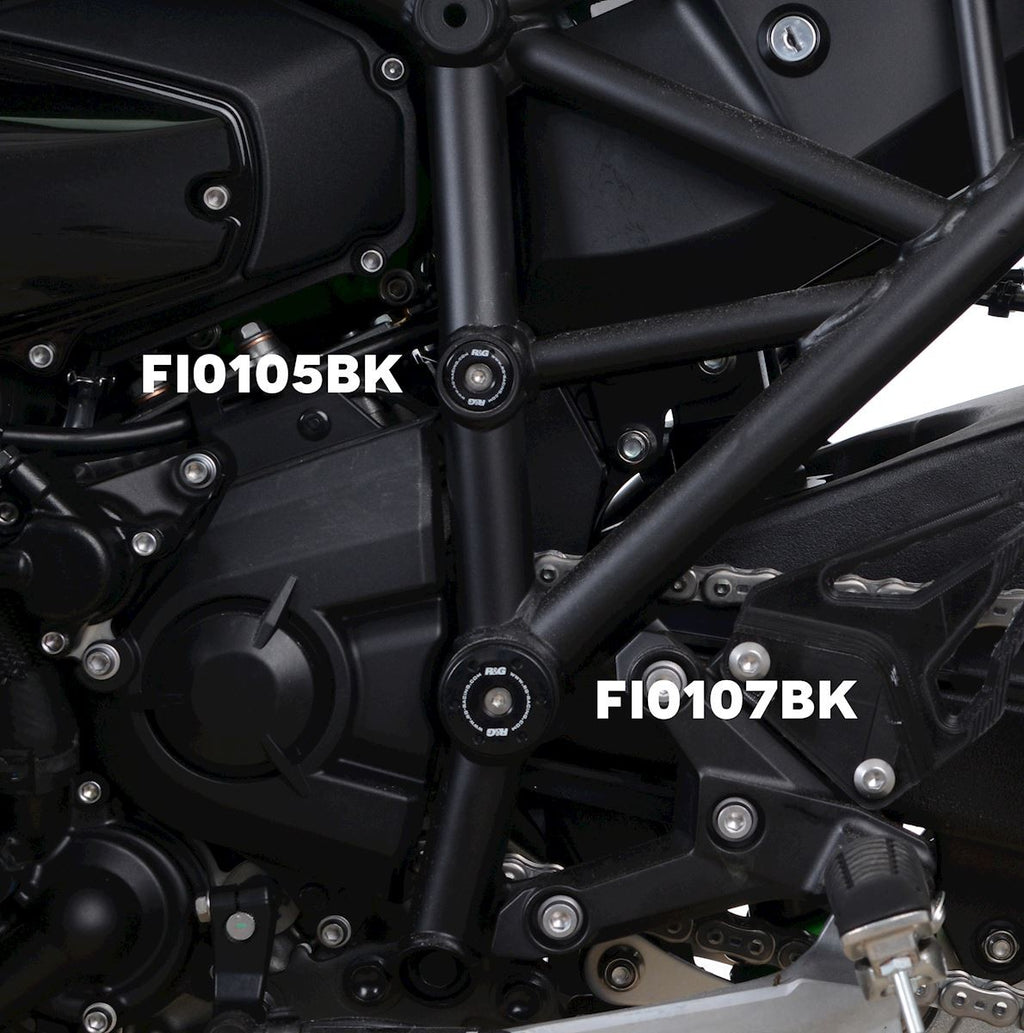 Frame Plug kit for Kawasaki H2 SX (SE) '18- '24 (5 piece)