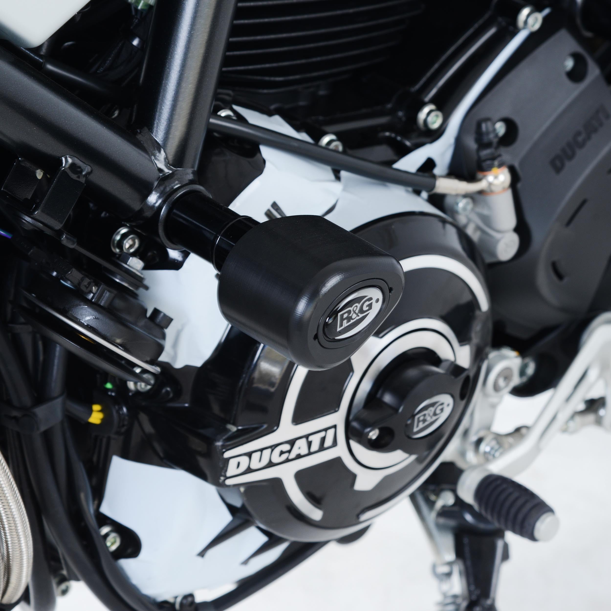 Crash Protectors - Aero Style for Ducati Scrambler 1100 '18-25. Secondary image