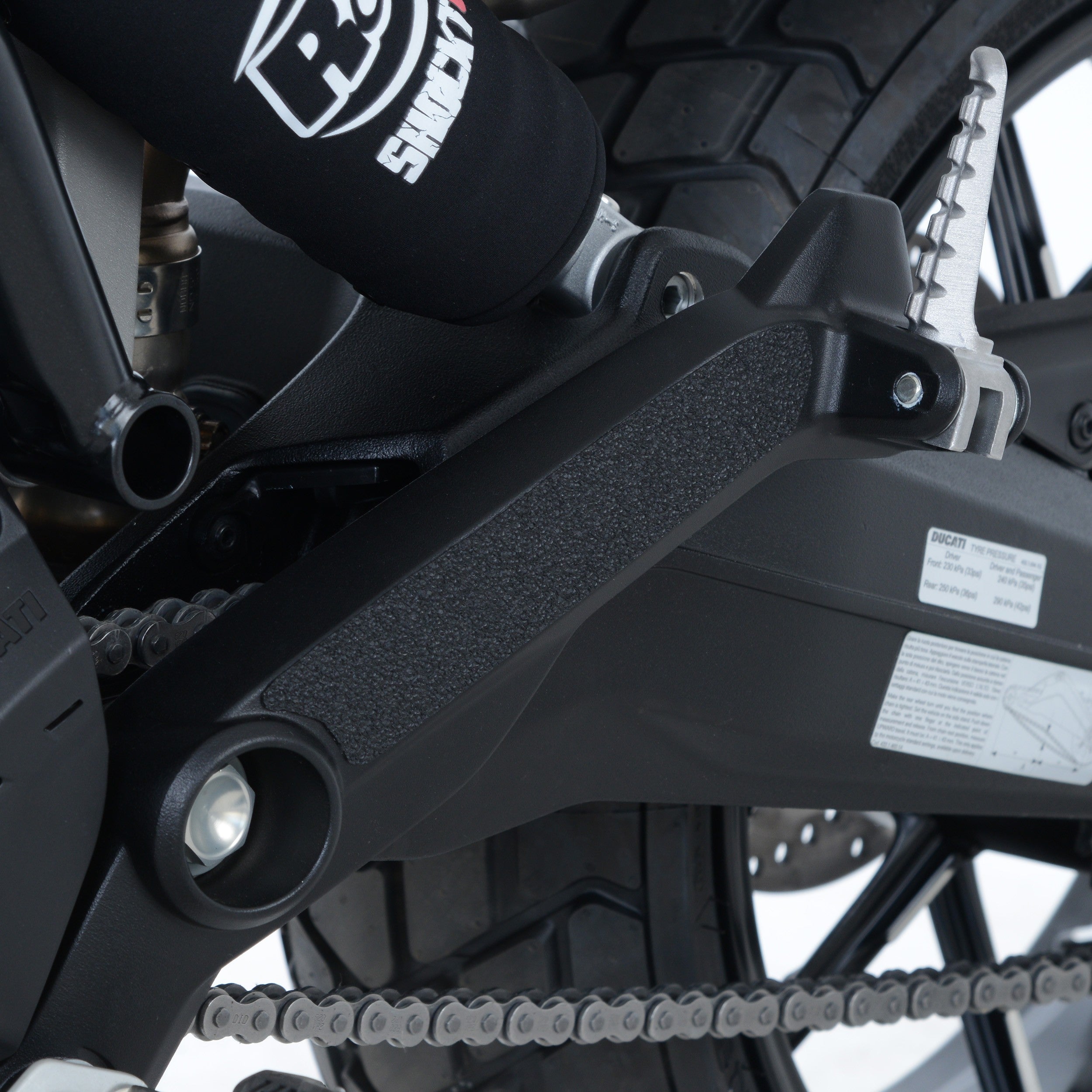 R&G Boot Guard Kit for Ducati Scrambler 1100 '18-25 & Scrambler 1100 Pro '20-25 (2 Piece) Secondary image
