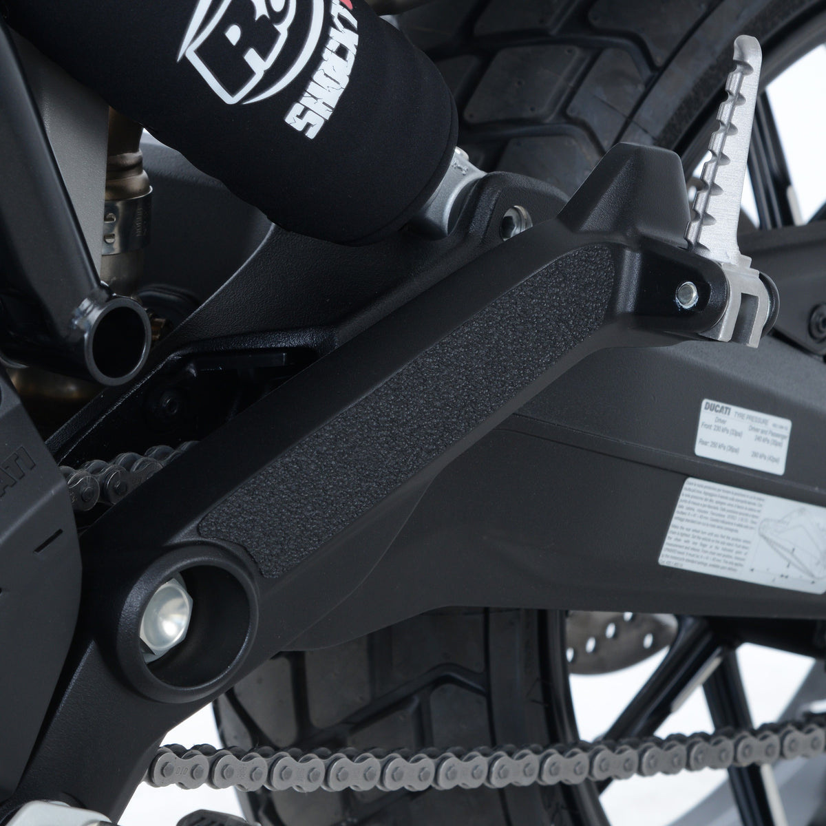 R&G Boot Guard Kit for Ducati Scrambler 1100 '18-25 & Scrambler 1100 Pro '20-25 (2 Piece)