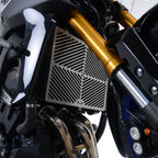 Stainless Steel Radiator Guard for Yamaha MT-09 '17-'20 (FZ-09), SP '18-'20 & Tracer 900 GT '18-'20 models.